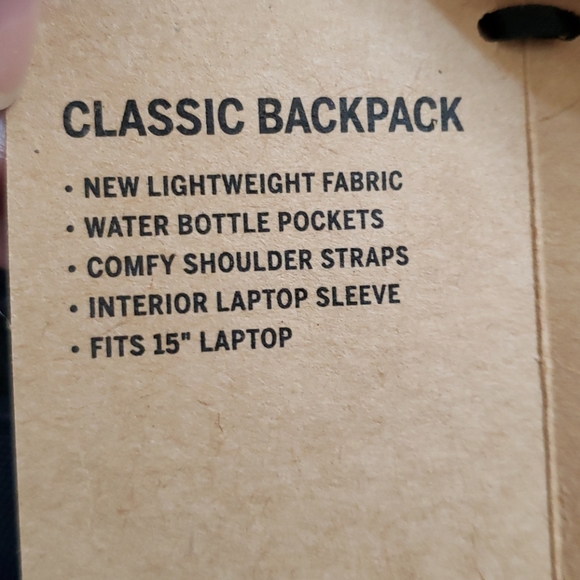 Victoria's Secret Pink Classic Backpack+Note, Blue - Picture 12 of 12